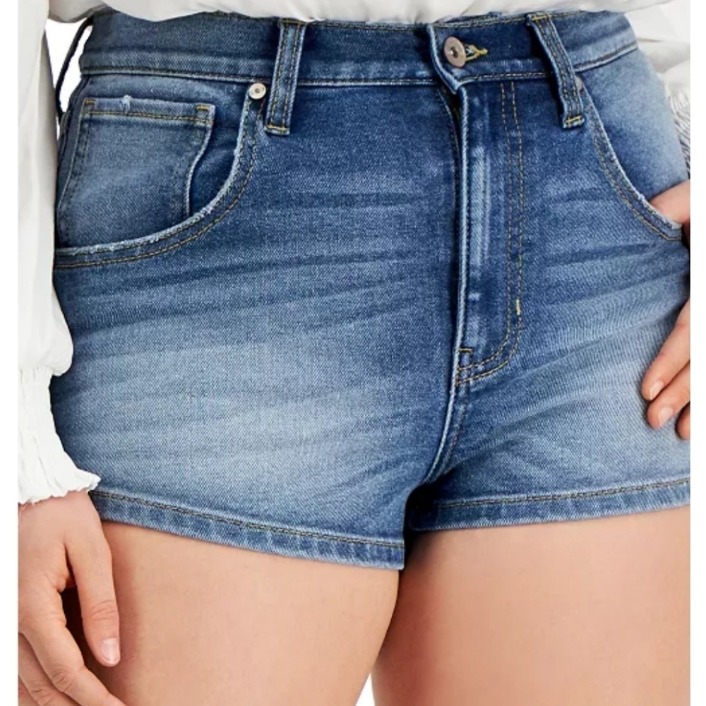 Kendall +Kylie The Thrifter High Rise Junio Shorts